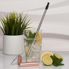 Load image into Gallery viewer, Travel straw - rose gold