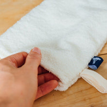 Load image into Gallery viewer, Reusable bamboo shower mitt
