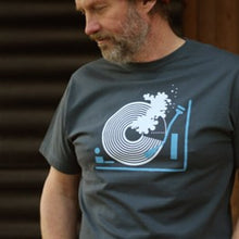 Load image into Gallery viewer, Sound wave t-shirt - denim