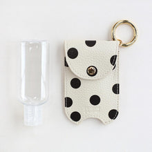 Load image into Gallery viewer, Scattered spot hand gel holder (inc. refillable small bottle)