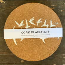 Load image into Gallery viewer, In a lovely white swallow design, delicate and beautiful for any table. Cork is sustainable, renewable and recyclable - practical too, water impermeable and easily wipe clean and insulating.