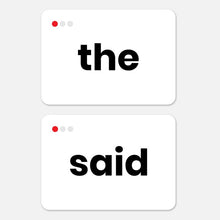 Load image into Gallery viewer, Tricky words flashcards - reception & year 1