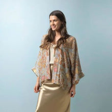 Load image into Gallery viewer, Tudor rose scarf - grey