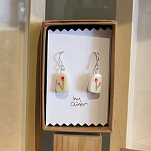 Load image into Gallery viewer, Pink hook earrings
