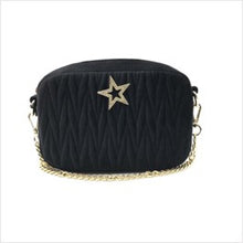 Load image into Gallery viewer, Rivington velvet handbag - black
