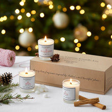 Load image into Gallery viewer, Xmas votive candle - mulled wine