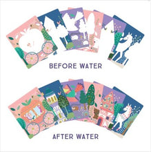 Load image into Gallery viewer, Magic colour changing water card, easel & pen - fairy tale