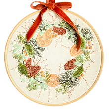 Load image into Gallery viewer, Wild wreath embroidery kit