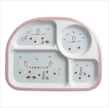 Load image into Gallery viewer, Kids melamine divider plate - Woodland party