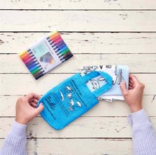 Load image into Gallery viewer, World map placemat to go - colour in & learn