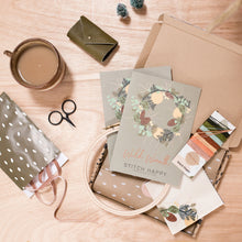 Load image into Gallery viewer, Wild wreath embroidery kit