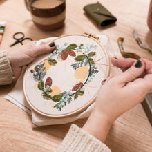 Load image into Gallery viewer, Wild wreath embroidery kit