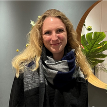 Load image into Gallery viewer, Magpie scarf - black/grey/blue