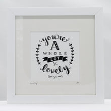 Load image into Gallery viewer, A whole lot of lovely white frame