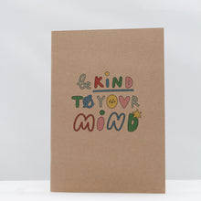 Load image into Gallery viewer, Mind recycled notebook