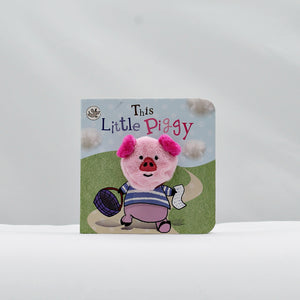 This little piggy finger puppet book