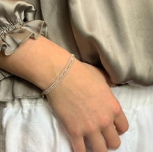 Load image into Gallery viewer, Fancy pink beaded friendship bracelet