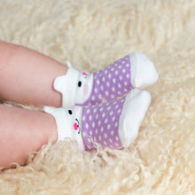 Load image into Gallery viewer, Bonnie the bunny design baby socks (set of 4 pairs)