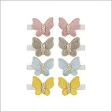 Load image into Gallery viewer, Velvet butterfly clip pack