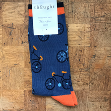 Load image into Gallery viewer, Ciclista bamboo bicycle socks - denim blue