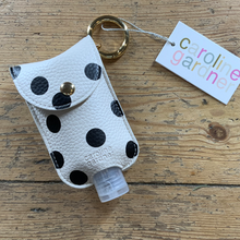 Load image into Gallery viewer, Scattered spot hand gel holder (inc. refillable small bottle)