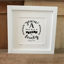 Load image into Gallery viewer, A whole lot of lovely white frame