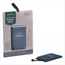 Load image into Gallery viewer, Credit card sized power bank