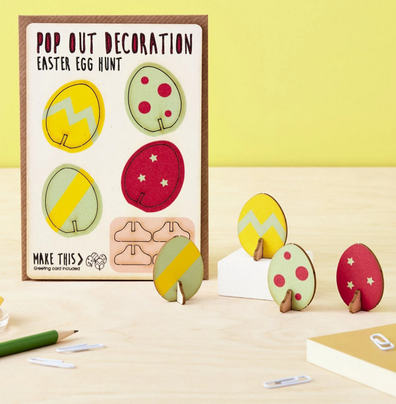 Pop out Easter egg card