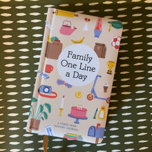 Load image into Gallery viewer, Family one line a day: a 3 year memory journal