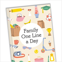 Load image into Gallery viewer, Family one line a day: a 3 year memory journal