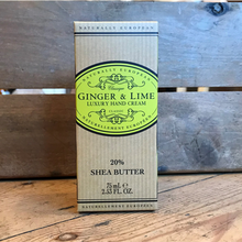 Load image into Gallery viewer, Ginger & lime hand cream - boxed tube