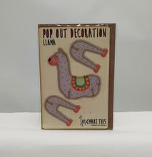 Load image into Gallery viewer, Pop out llama card