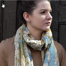 Load image into Gallery viewer, London streets scarf