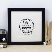 Load image into Gallery viewer, A whole lot of lovely white frame
