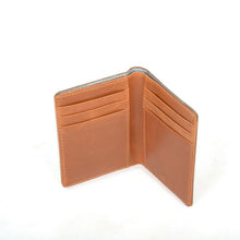 Load image into Gallery viewer, Leather card holder - navy blue