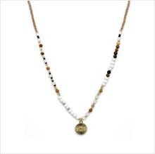Load image into Gallery viewer, Handmade Hotei natural beaded necklace