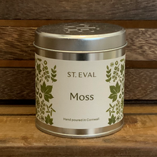 Load image into Gallery viewer, Folk scented tin candle - moss