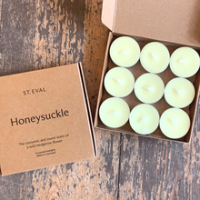 Load image into Gallery viewer, Tealights - honeysuckle (pack of 9)