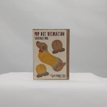 Load image into Gallery viewer, Pop out sausage dog card