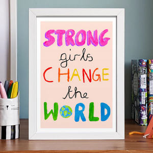 Strong girls print