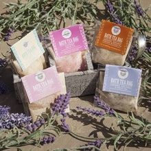 Load image into Gallery viewer, Bath tea bag - sweet amber & grapefruit ginseng