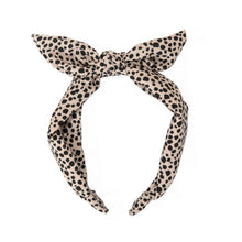 Load image into Gallery viewer, Luna leopard tie headband
