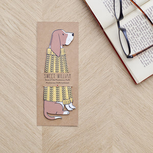 Bookmark - basset hound