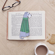Load image into Gallery viewer, Bookmark - schnauzer (grey)
