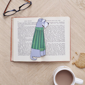 Bookmark - schnauzer (grey)