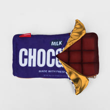 Load image into Gallery viewer, Plush chocolate bar shaped pencil case
