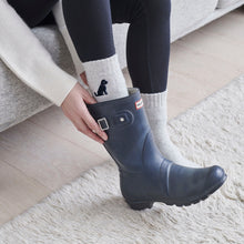 Load image into Gallery viewer, Dog walker socks - cockapoo/labradoodle (black)
