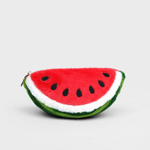 Load image into Gallery viewer, Plush watermelon shaped pencil case
