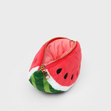 Load image into Gallery viewer, Plush watermelon shaped pencil case
