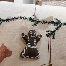 Load image into Gallery viewer, Christmas dec - gingerbread woman
